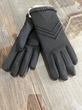 S/M, isotoner, smartDri, Faux-Fur Cuff Insulated Gloves